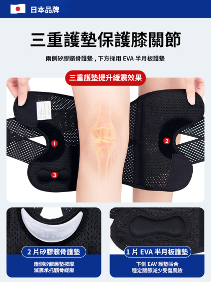 半月板膝蓋關節運動保護套