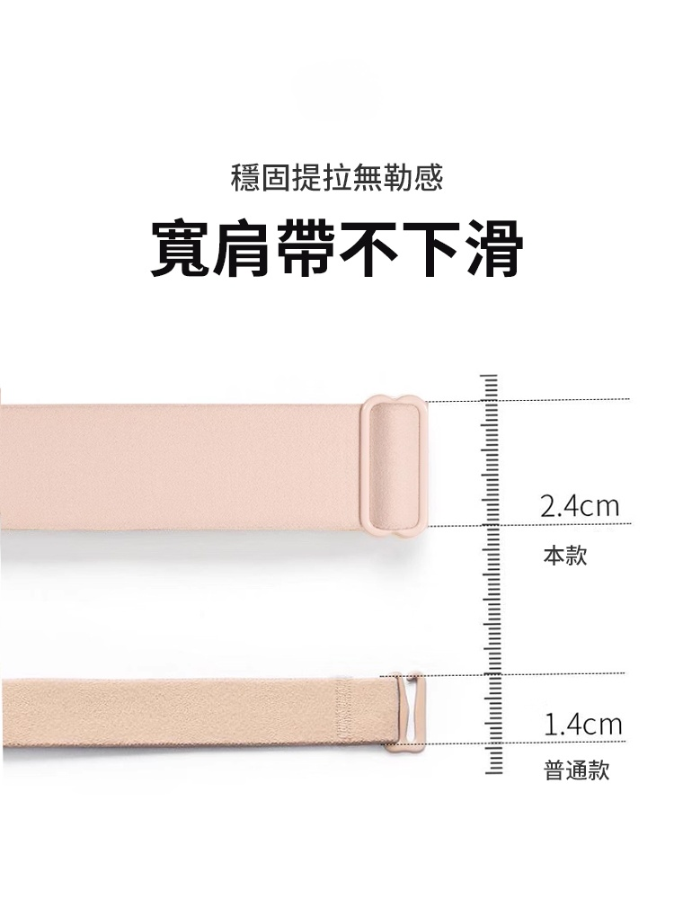 【大胸顯小】無痕親膚防下垂胸罩，布料薄至0.1cm，吸濕透氣，24H穿著舒適