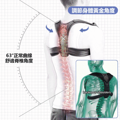  背部隱形帶坐姿矯正器 