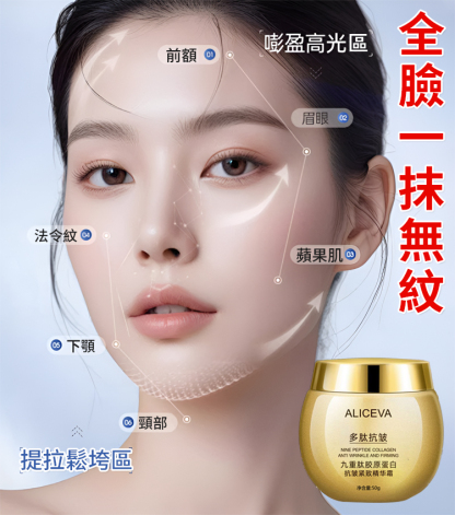 【新款一抹撫紋】抗皺保濕緊緻精華霜
