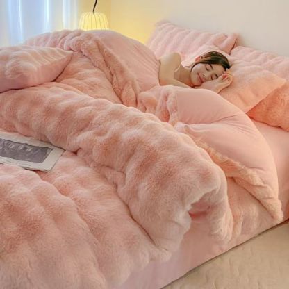 高克重兔絨加厚雙面絨床品