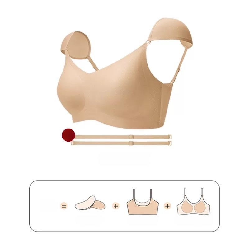 隱形墊肩粉底液直角肩內衣