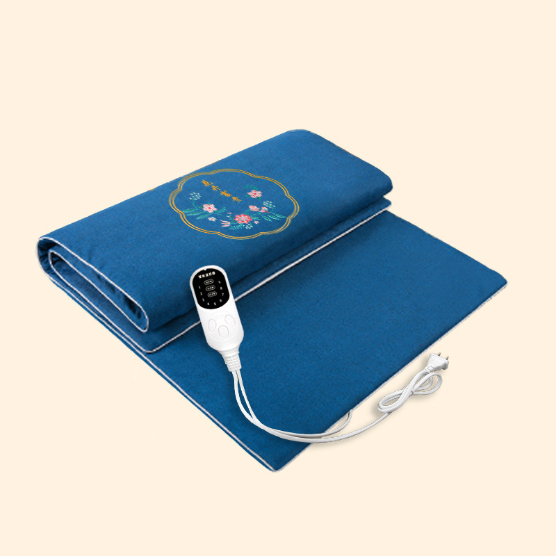 疏通全身經絡智能控溫電加熱艾絨毯-頸肩腰腿背都可用 陳艾絨填充 廠家直髮