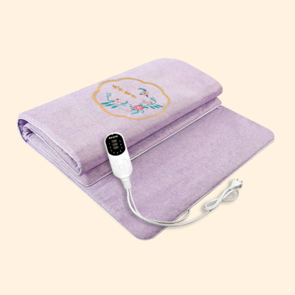 疏通全身經絡智能控溫電加熱艾絨毯-頸肩腰腿背都可用 陳艾絨填充 廠家直髮