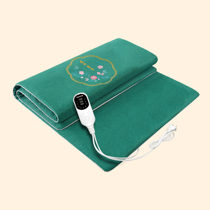 疏通全身經絡智能控溫電加熱艾絨毯-頸肩腰腿背都可用 陳艾絨填充 廠家直髮