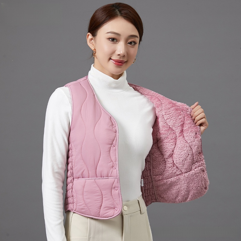 修身氣質保暖馬甲女