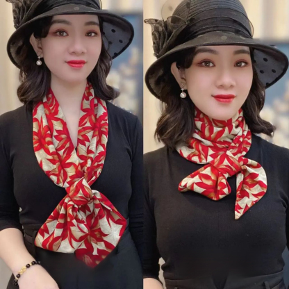 女百搭保暖護頸小圍巾-新款旅遊拍照披肩，多種穿法都非常好看！ #絲巾係法大全 #度假穿搭 #披肩#出遊穿搭 #精緻女人必備