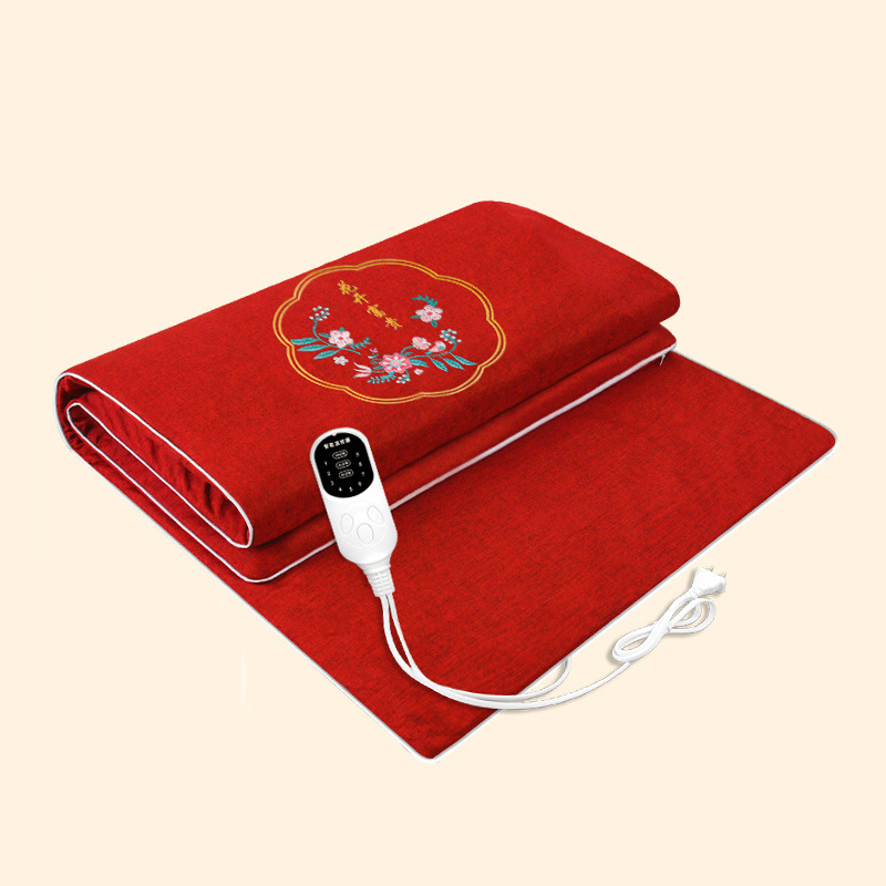 疏通全身經絡智能控溫電加熱艾絨毯-頸肩腰腿背都可用 陳艾絨填充 廠家直髮