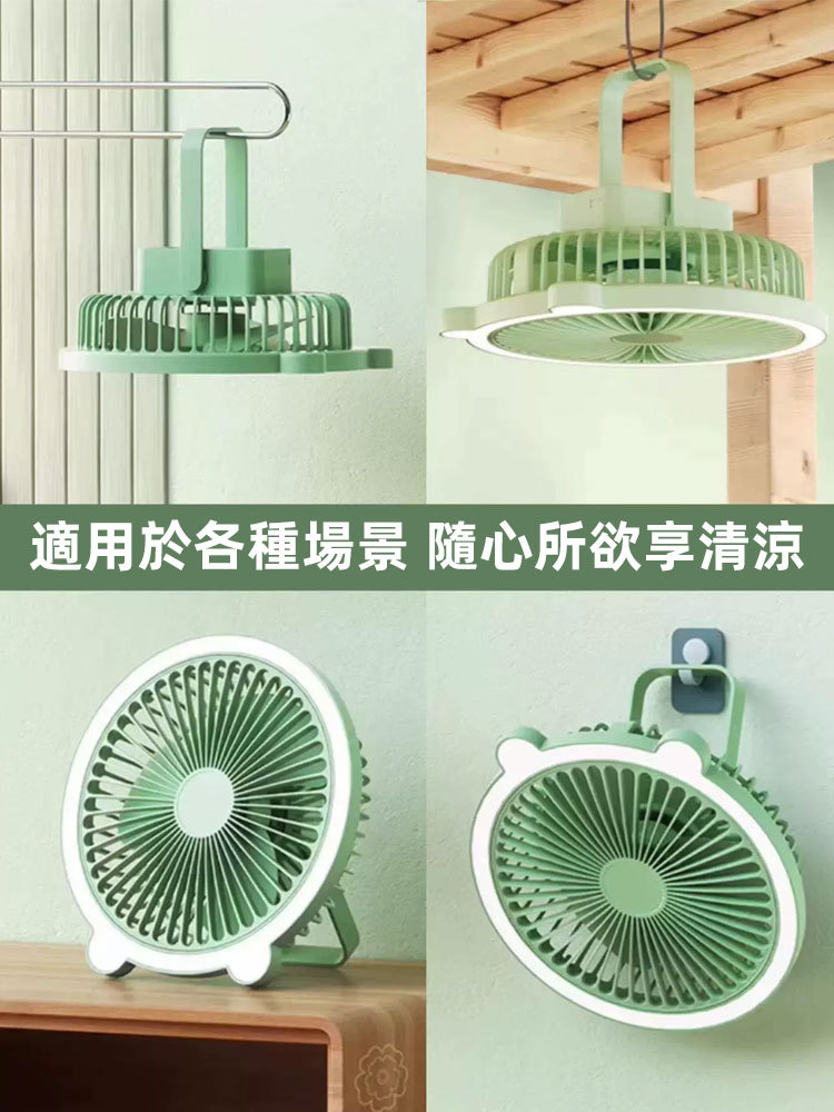 一機三用小夜燈風扇