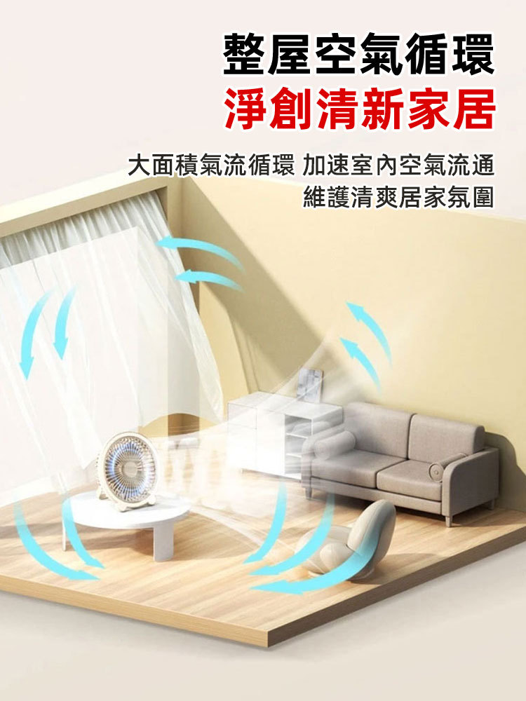 一機三用小夜燈風扇