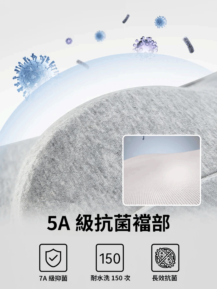 【加肥加大】純棉抗菌男士平角褲