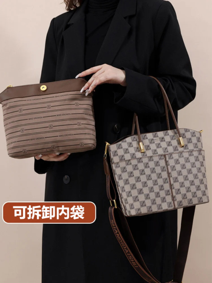 百搭老花包單肩斜挎包