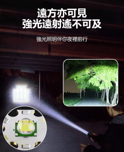 雙電弧防身手電筒