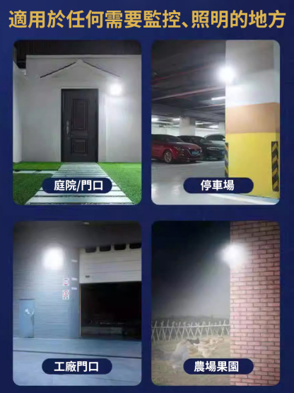 【爆亮十年】太陽能仿真監控燈壁燈