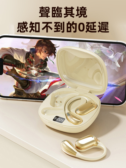 爆款掛耳式藍牙耳機-/高清音質/智慧觸控 劇烈運動，狂甩不掉，德國進口品質