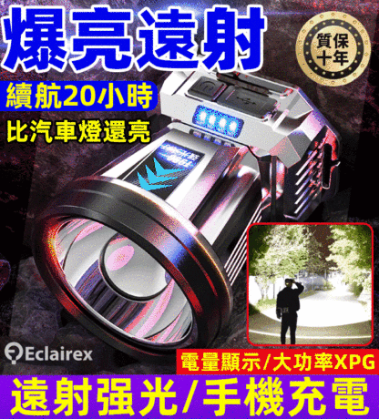 新款德國沖天炮頭燈XPG大功率 【可作為移動電源】