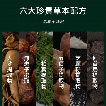 3合1植物養護染髮一支黑