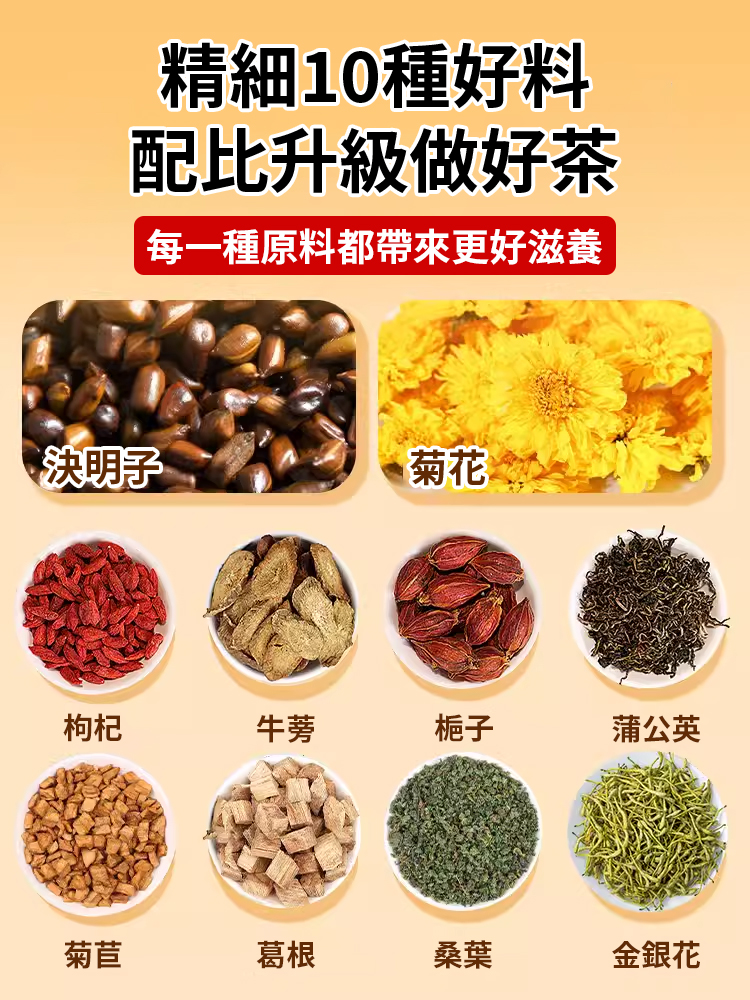 蒲公英菊花決明子茶