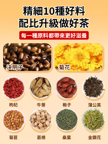 蒲公英菊花決明子茶