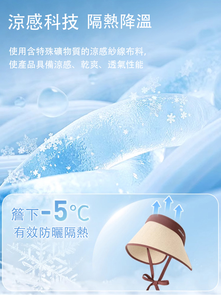 空頂防曬帽草編帽