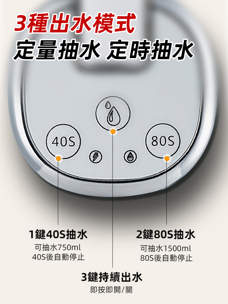 可定時折疊電動抽水器