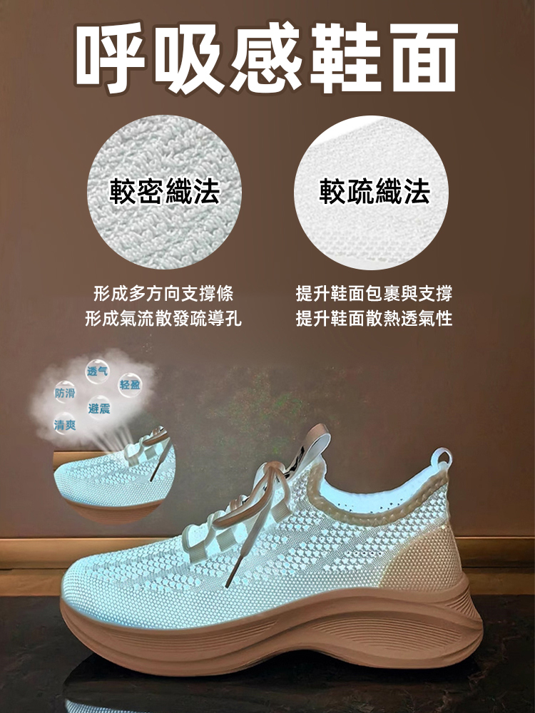 透氣休閒小白鞋