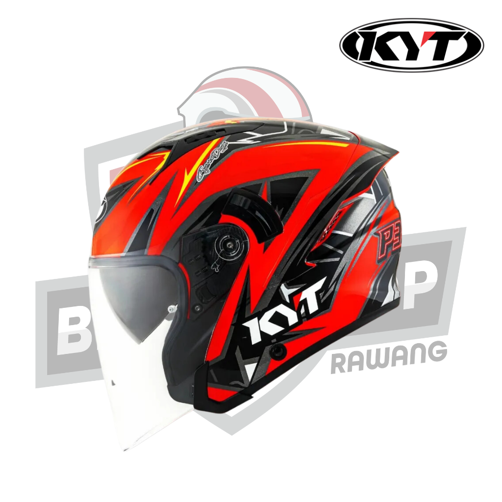 Helm Semi Full Face Kyt Helm Semi Full Face Kyt Helm Fullface