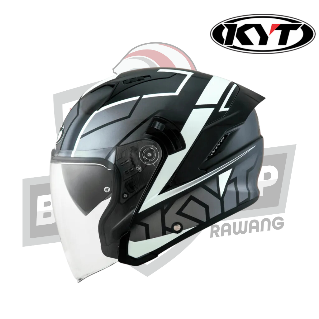 KYT NFJ Motion White Gloss