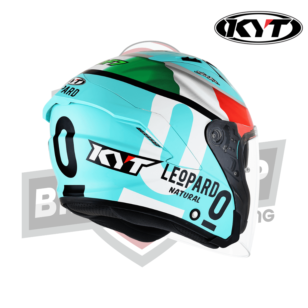 KYT Helmet NFJ Dennis Fogia Leopard