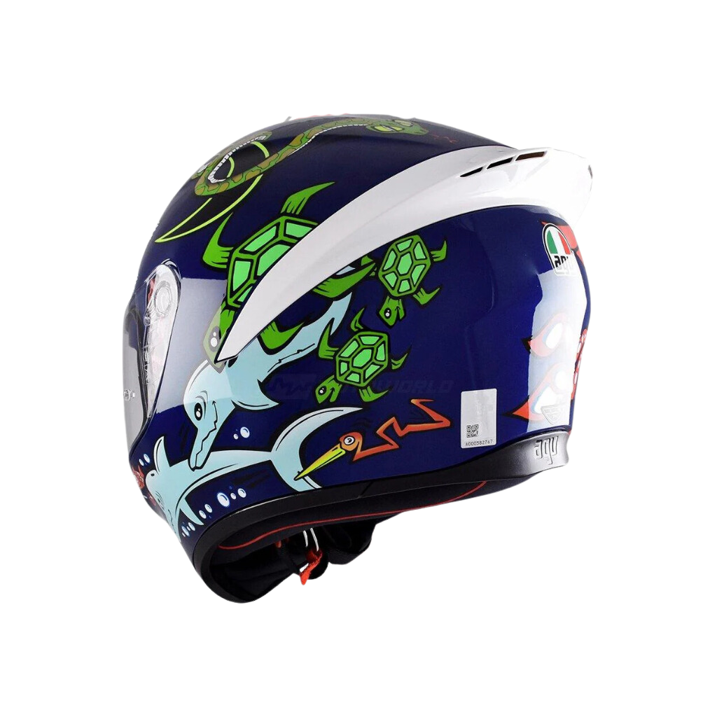 AGV K1 WHITE ZOO BLUE – Bikers Stop Rawang | Ride in Style