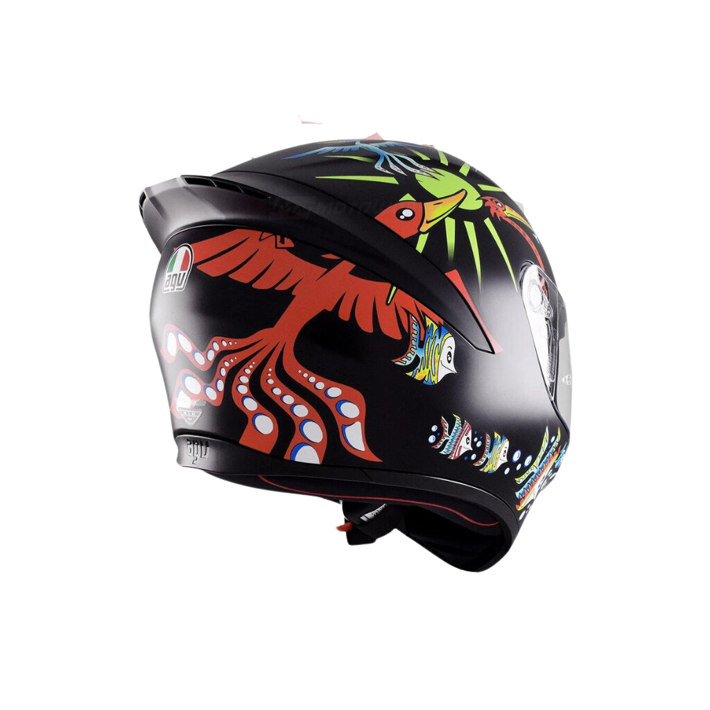 AGV K1 WHITE ZOO MATT BLACK – Bikers Stop Rawang | Ride in Style