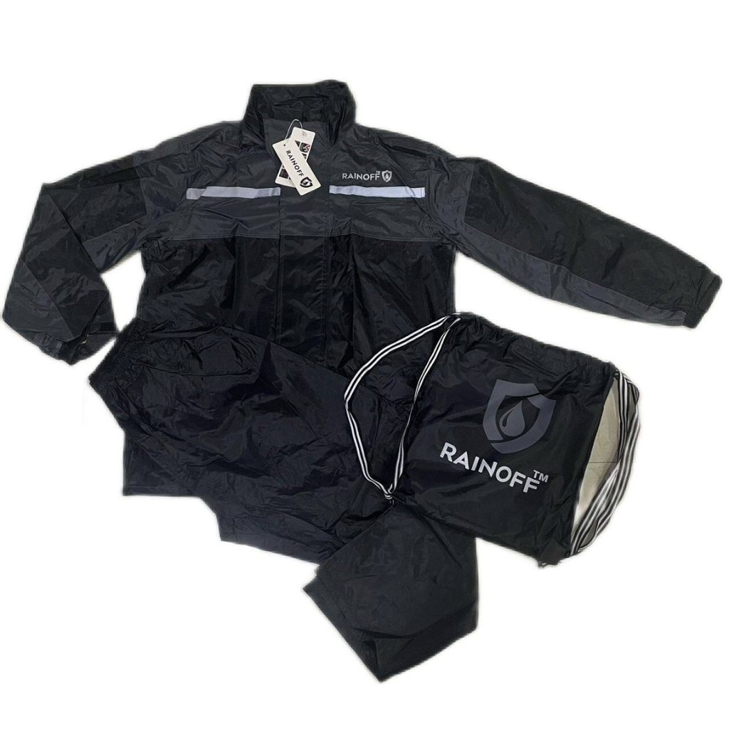 RAINOFF RO 04 Waterproof Raincoat with Reflector Size S 5XL Bikers Stop Rawang Ride in Style