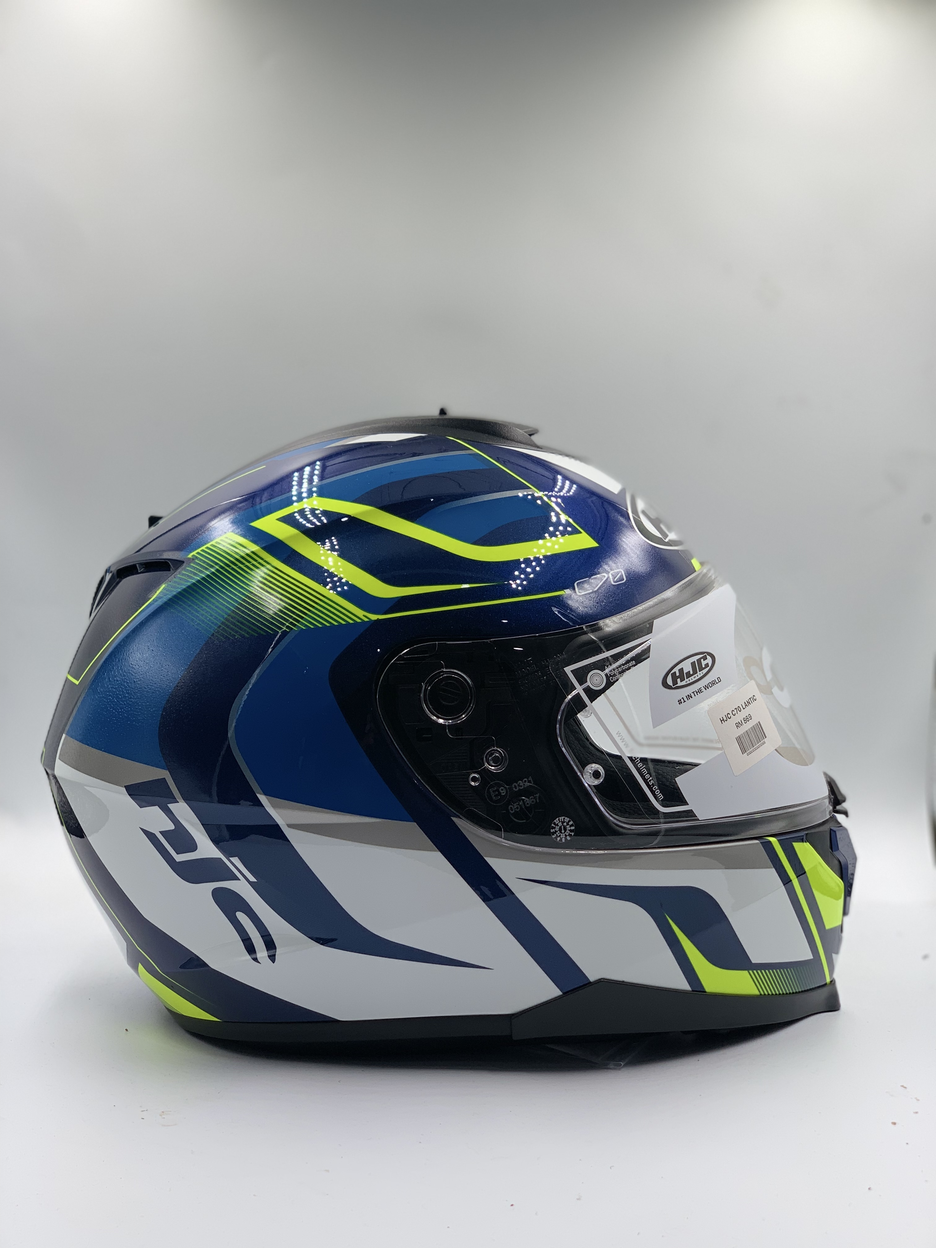 HJC C70 LANTIC MC3H FULL FACE - DOUBLE VISOR (ECE 22.06)
