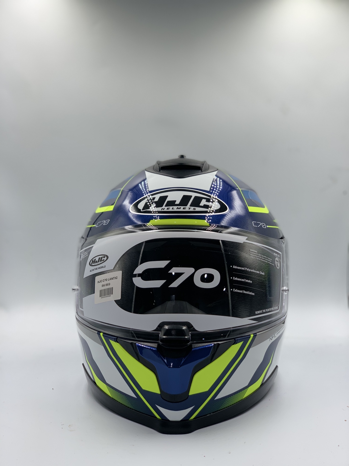 HJC C70 LANTIC MC3H FULL FACE - DOUBLE VISOR (ECE 22.06)