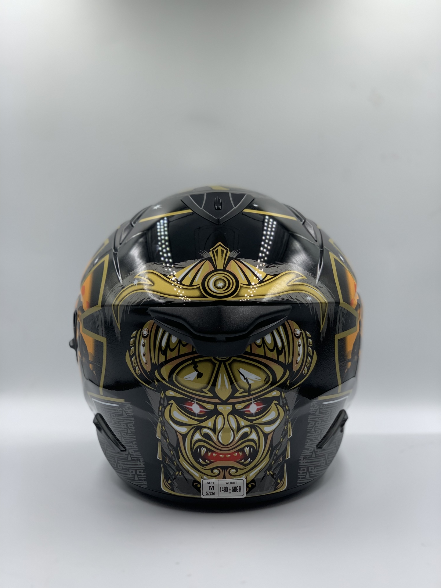 ZEUS ZS-613 Black AJ20 Orange Samurai