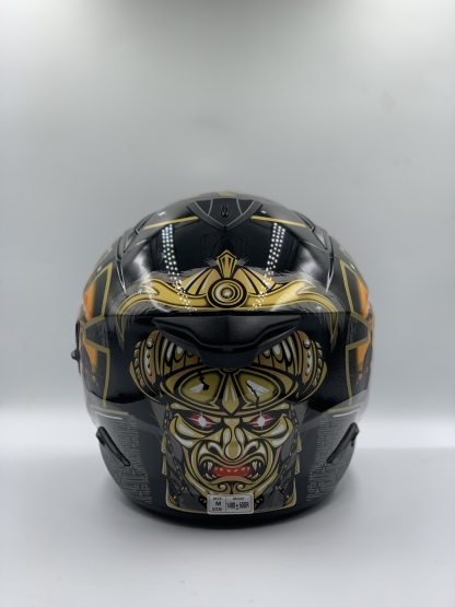 ZEUS ZS-613 Black AJ20 Orange Samurai