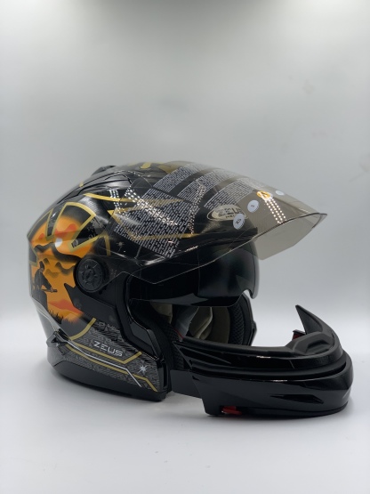 ZEUS ZS-613 Black AJ20 Orange Samurai