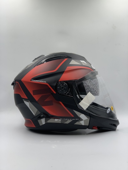 ZEUS ZS-613 Matt Black AJ14 Red