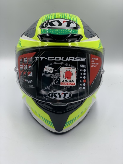 KYT TT Course Gear Black Yellow Full Face