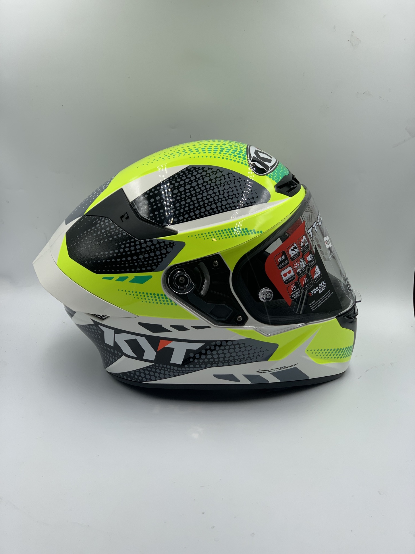 KYT TT Course Gear Black Yellow Full Face