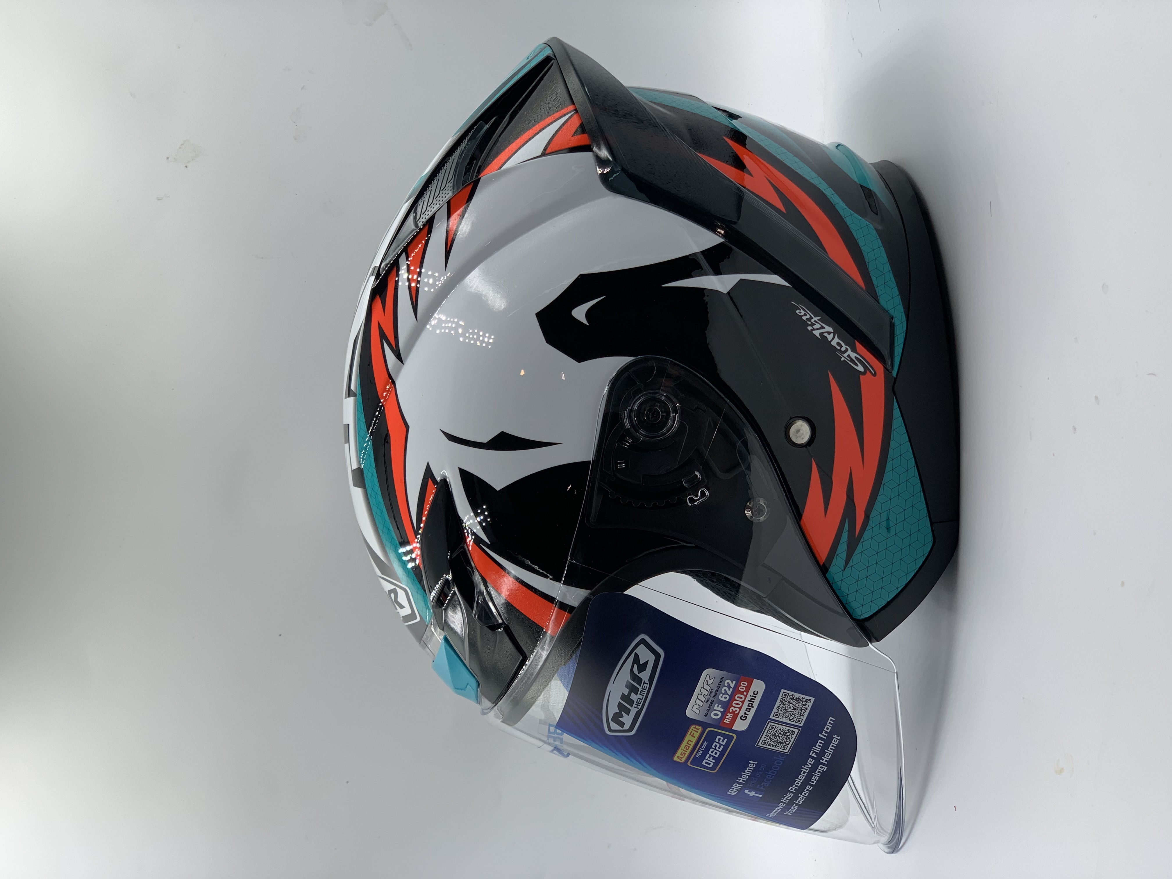 MHR Helmet Beatz OF622 Dovi Graphic Open Face