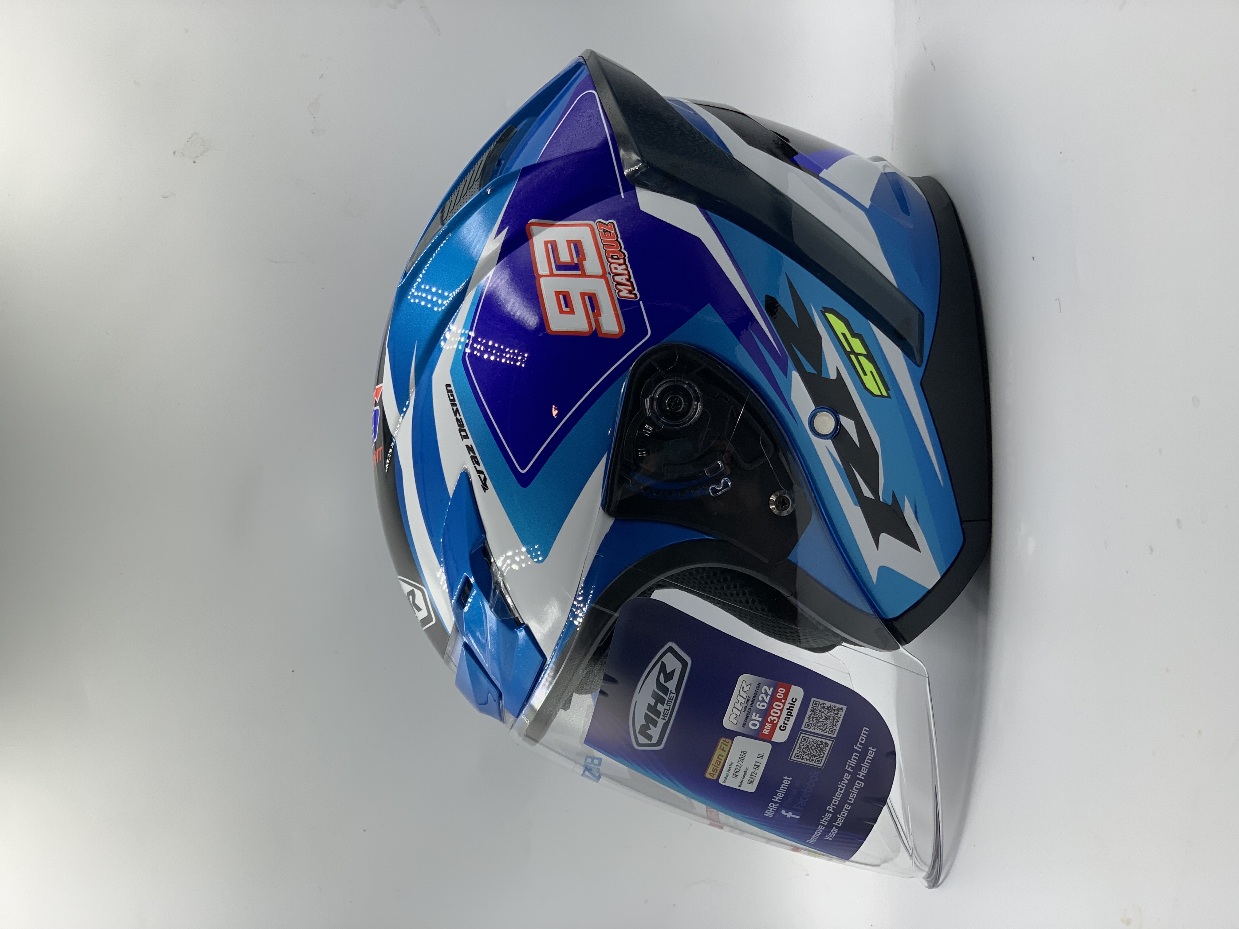 MHR Helmet Beatz Racing Spirit Open Face