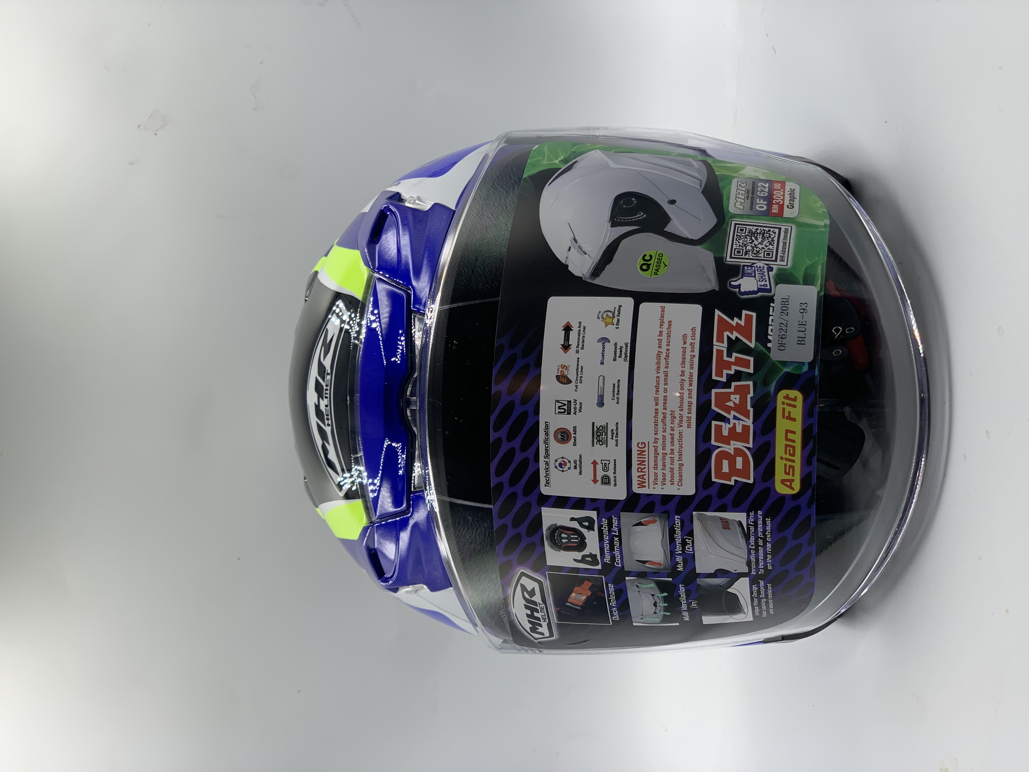 MHR Helmet Beatz Racing Spirit Open Face