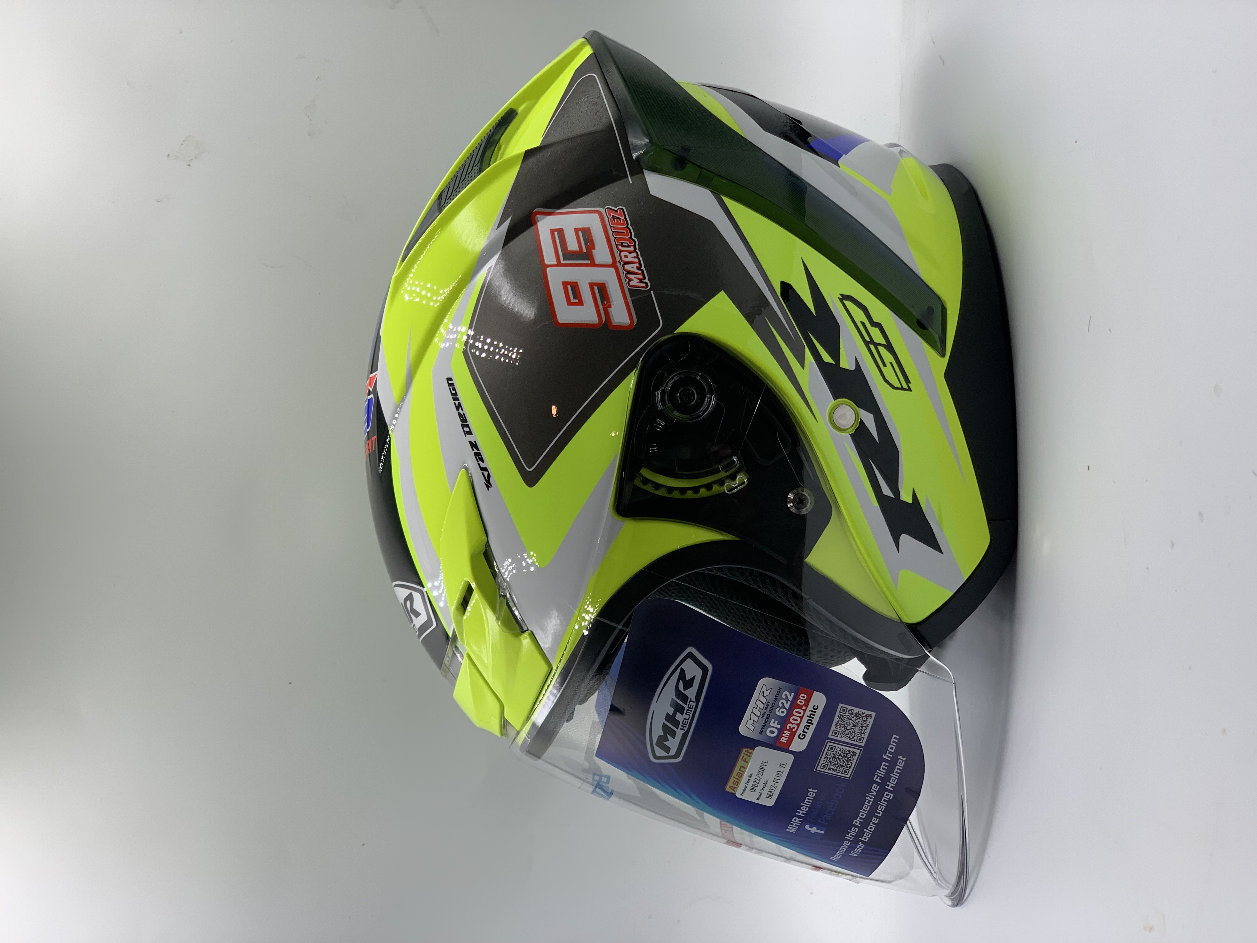 MHR Helmet Beatz Racing Spirit Open Face