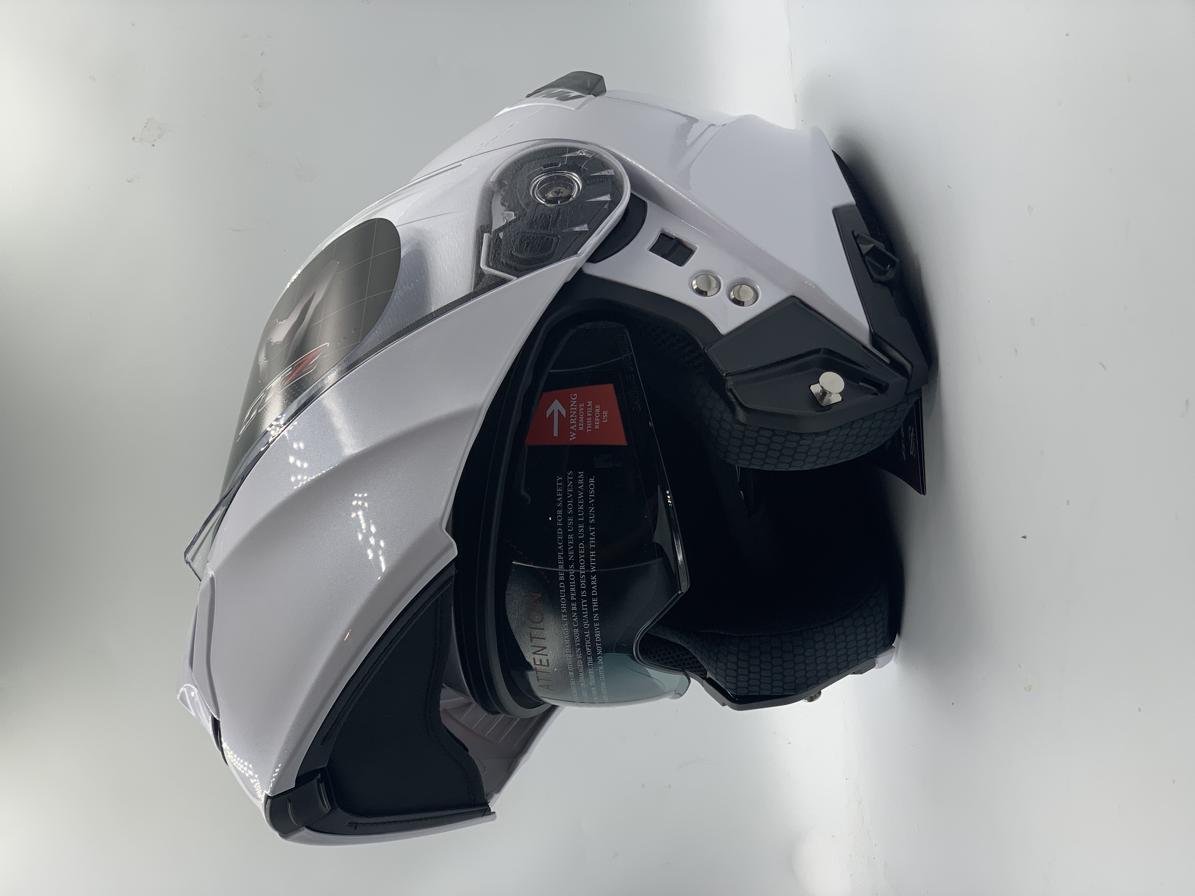 MHR Helmet Fullface Flip - up GTZ Pearl White