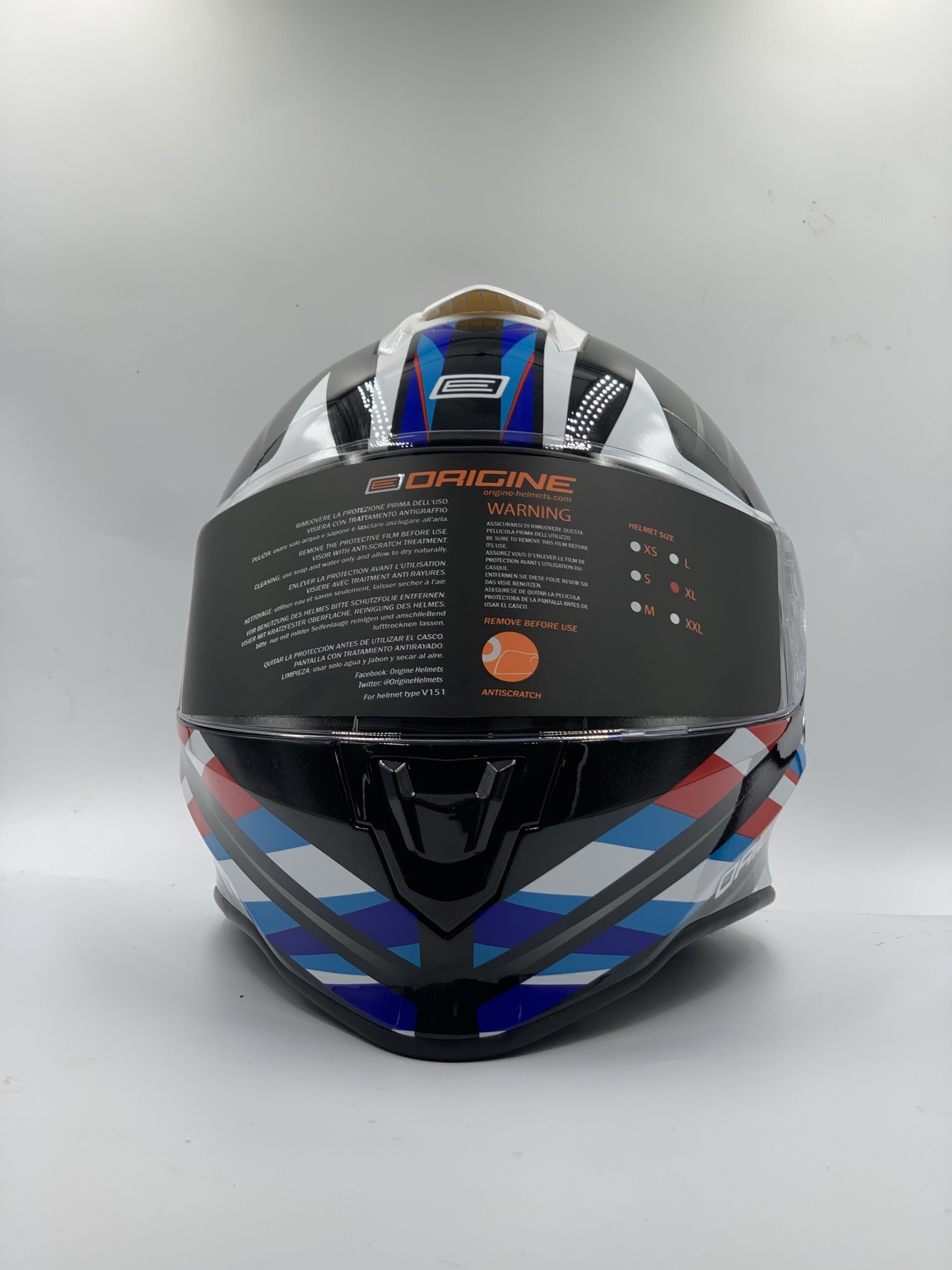 ORIGINE Dinamo Foolish Full Face Helmet White / Black