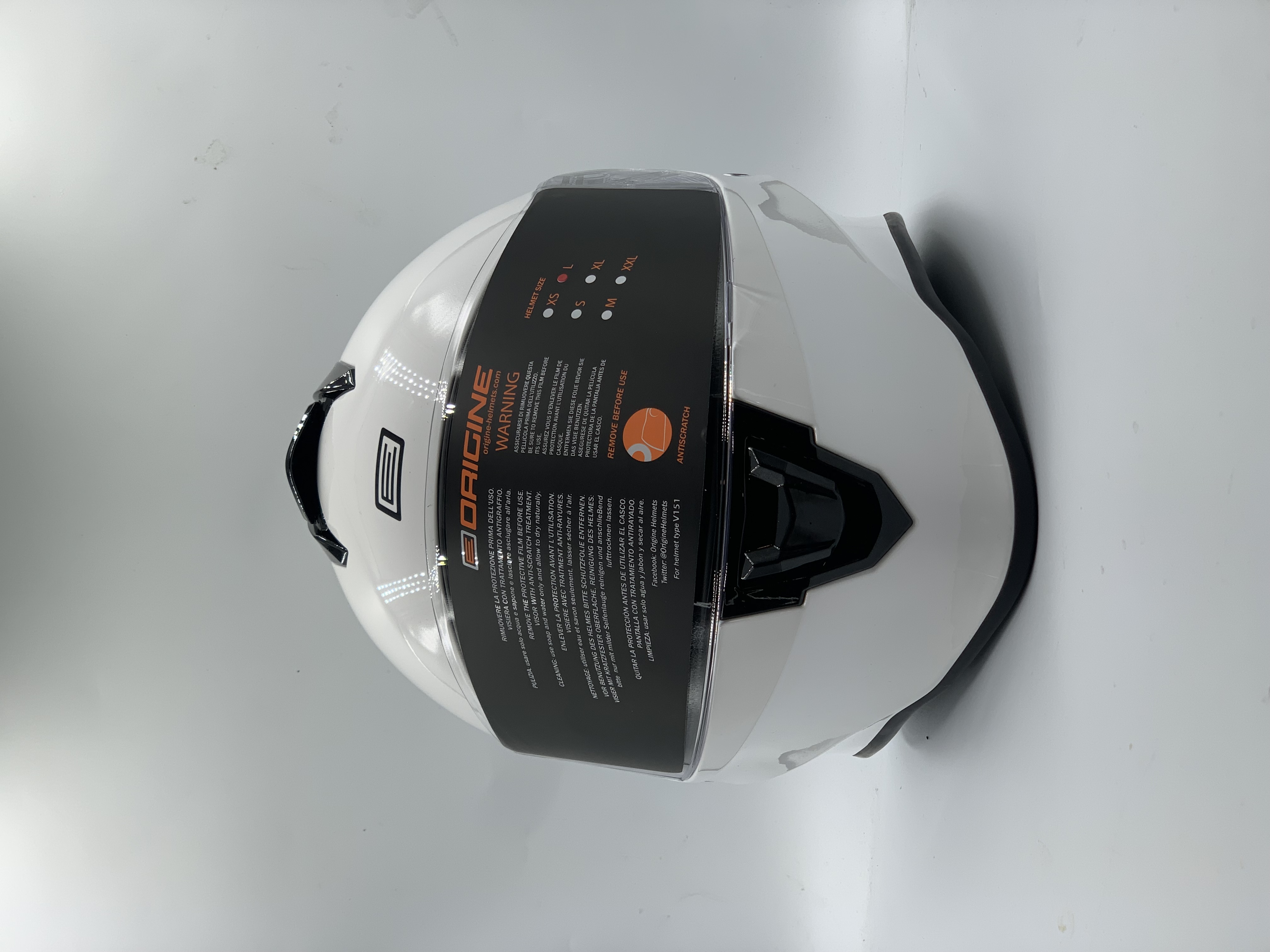 ORIGINE Dinamo Full Face Helmet Solid White