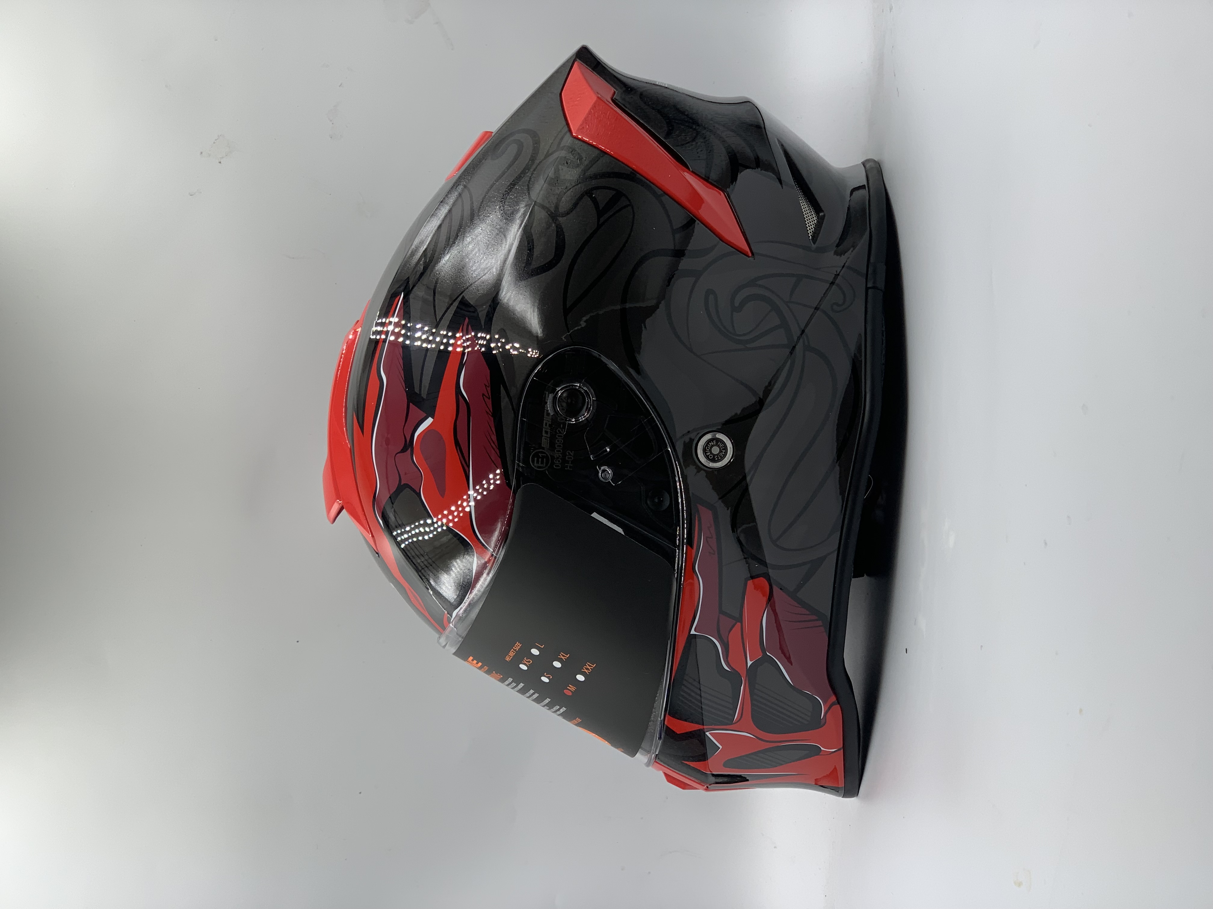 ORIGINE DINAMO Full Face Helmet Titan Red/Black