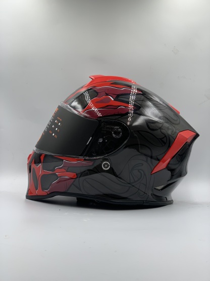 ORIGINE DINAMO Full Face Helmet Titan Red/Black