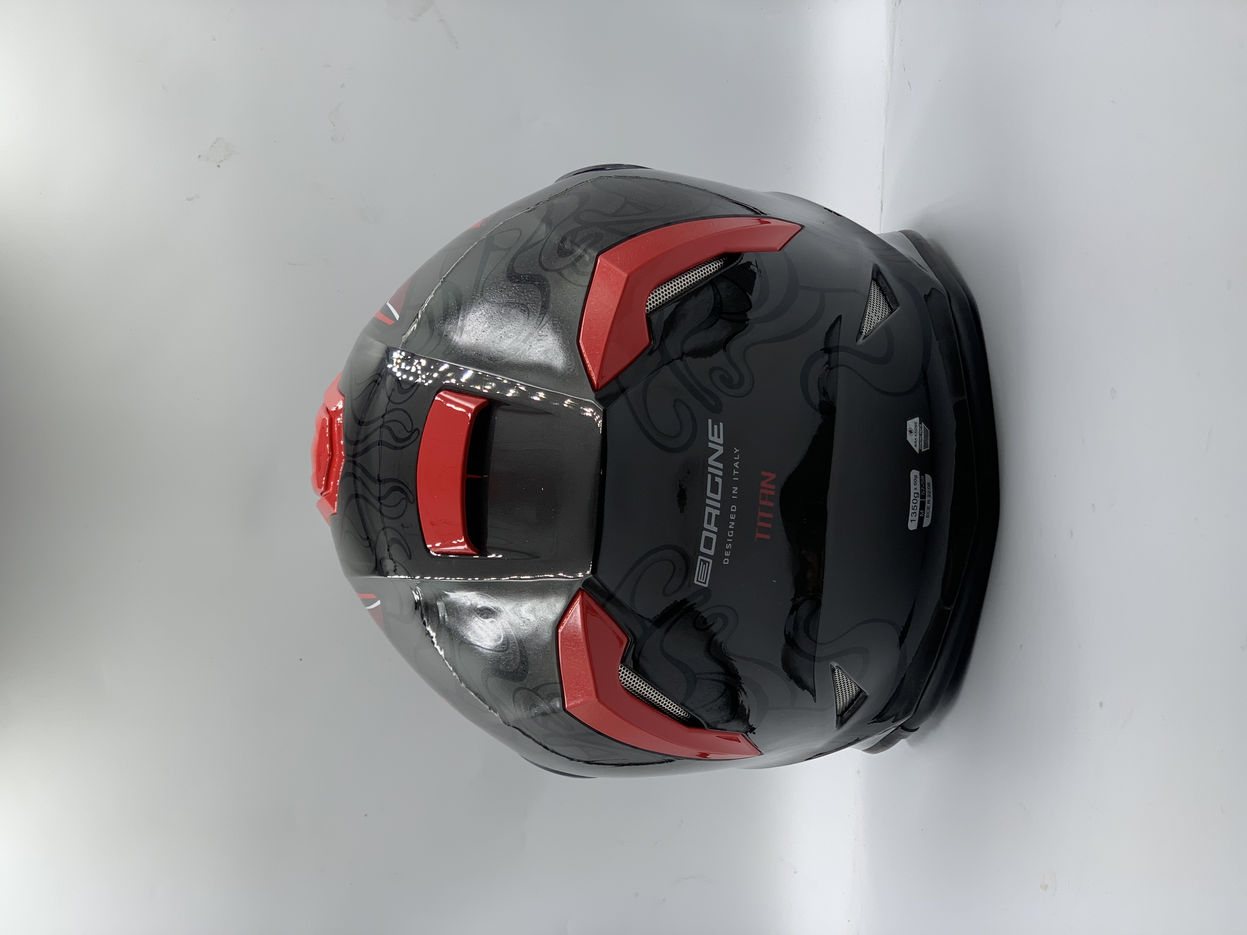 ORIGINE DINAMO Full Face Helmet Titan Red/Black